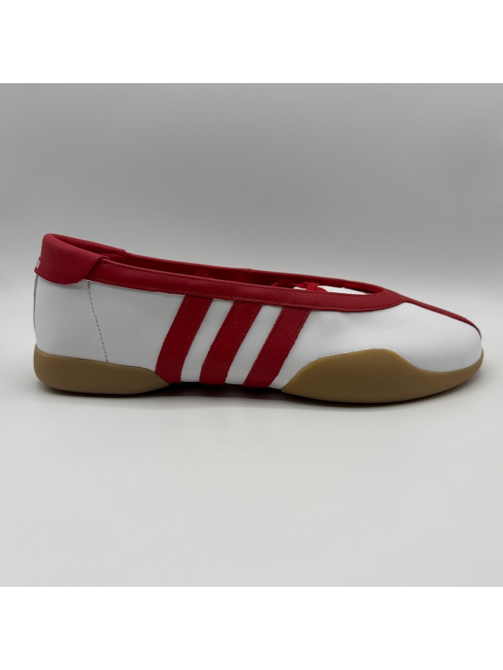 adidas Originals Taekwondo Mei Ballet White Red Women Size 10 JQ0960 NEW - Picture 13 of 13